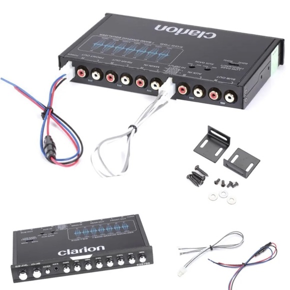 CLARION EQS755 7-BAND Car Audio Graphic Equalizer 3.5mm/RCA Aux I… - Picture 5 of 5